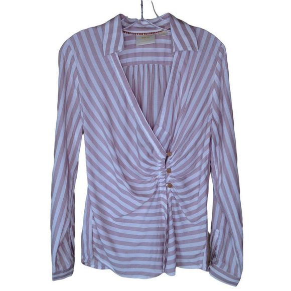 Anthropologie | Maeve Long Sleeve Stripe Top 4 - Picture 1 of 7